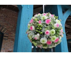 decoration boule florale