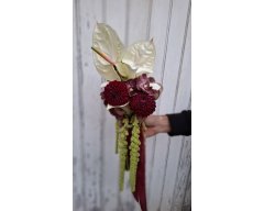 bouquet mariée anthuriums