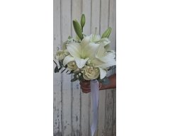 bouquet mariée lys roses